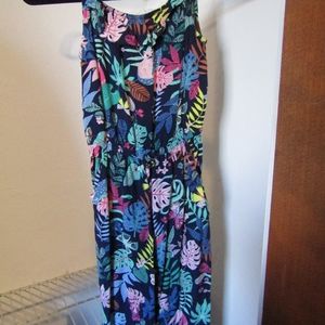 Girls tropical jumpsuit